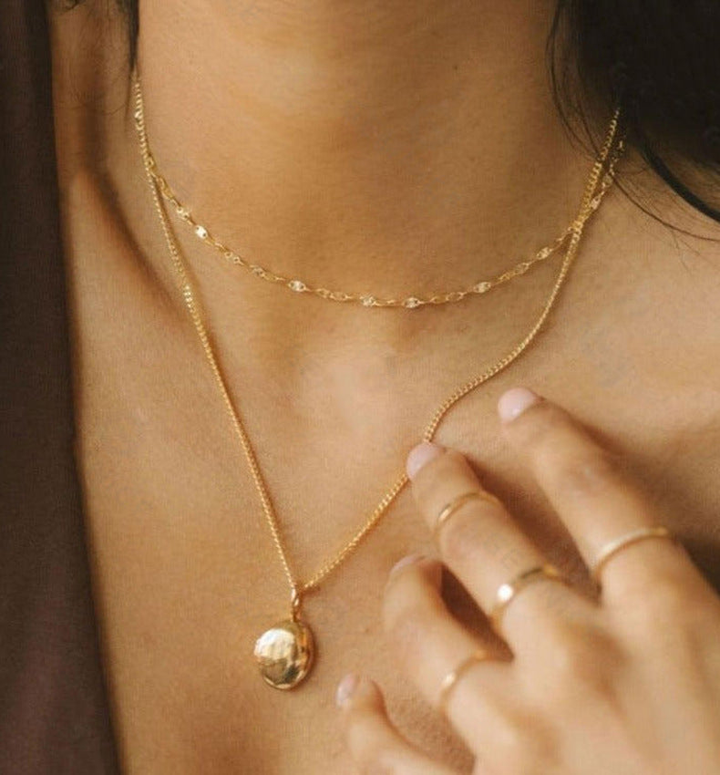 Gouden Medaillon met Foto | 925 Zilver & Vermeil