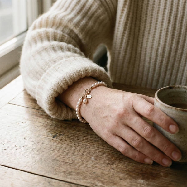 Classic Pearl Bracelet | Echte Zoetwaterparels | Nouvél the Label