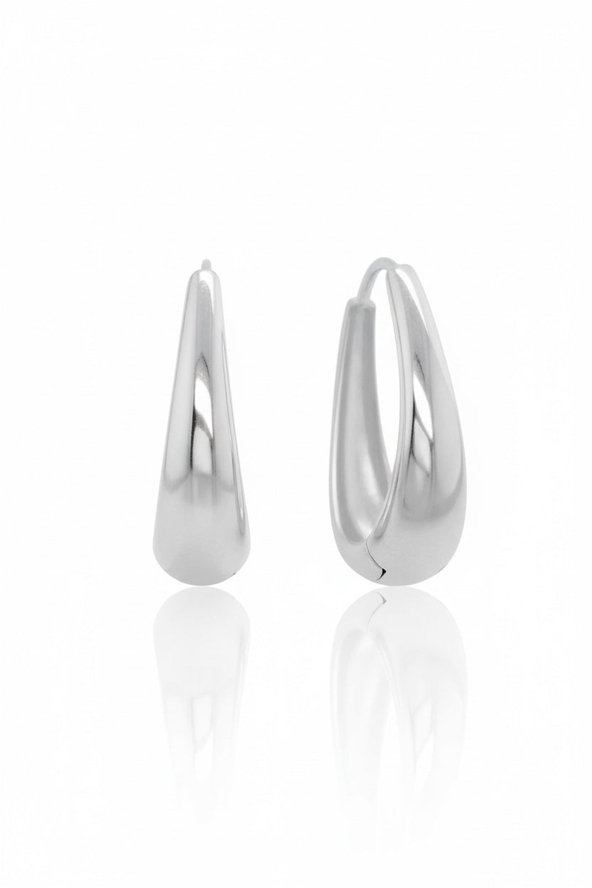 Drop Hoops 925 Zilver