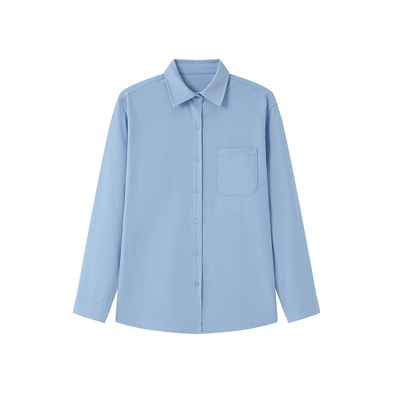 Relaxed Cotton Blouse Dames - Premium Katoen