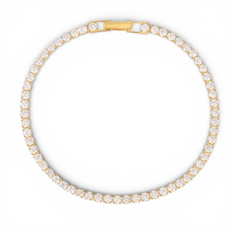 Classic Tennis Armband | Solid S925 Zilver