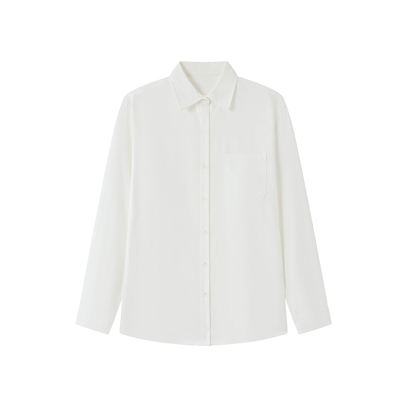 Relaxed Cotton Blouse Dames - Premium Katoen