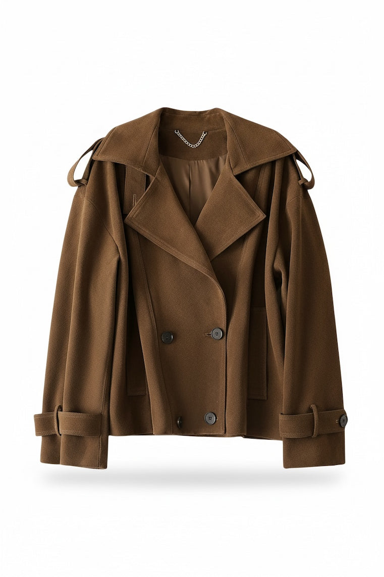 Suede Trenchcoat | Oversized