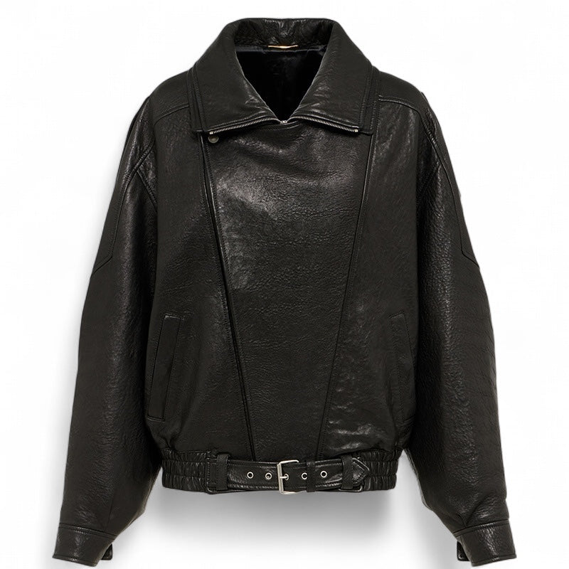 Leren Biker Jas Dames Zwart | Signature Leather Jacket