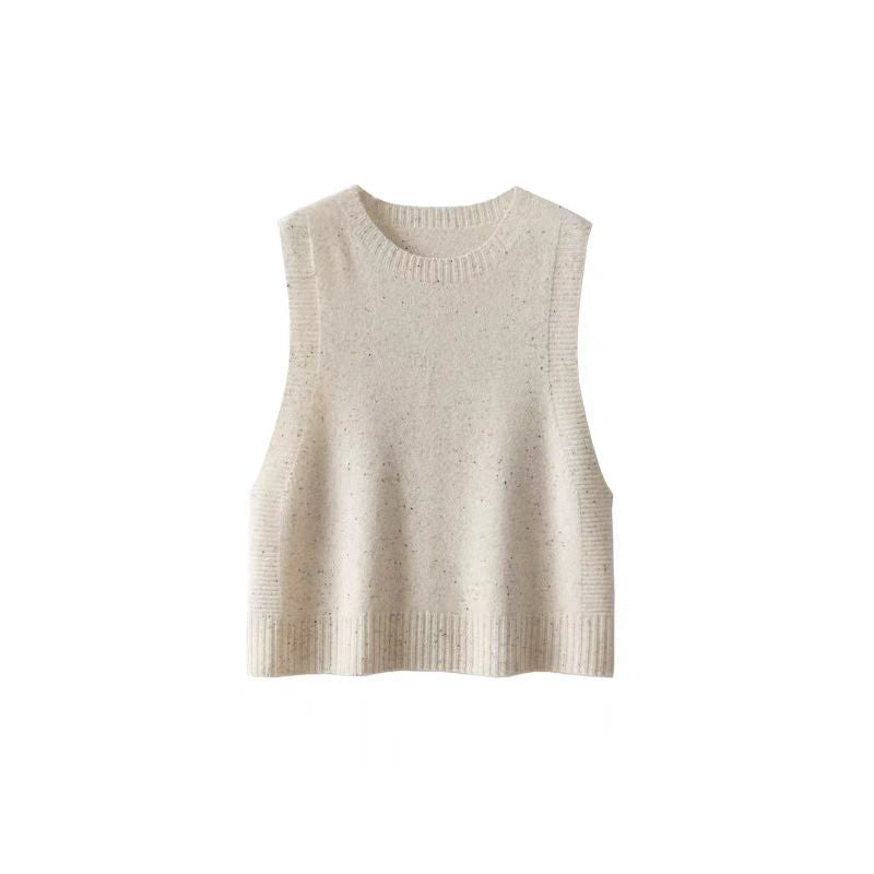 Melange Wollen Vest | 100% Zuiver Wol