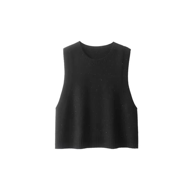 Melange Wollen Vest | 100% Zuiver Wol