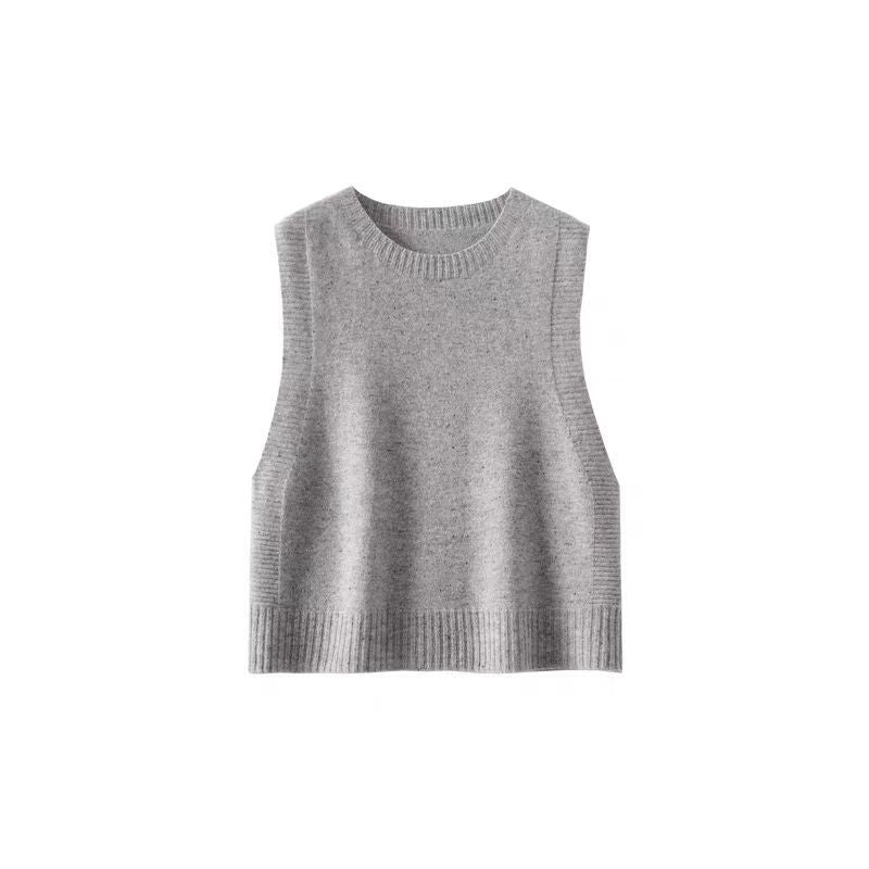Melange Wollen Vest | 100% Zuiver Wol