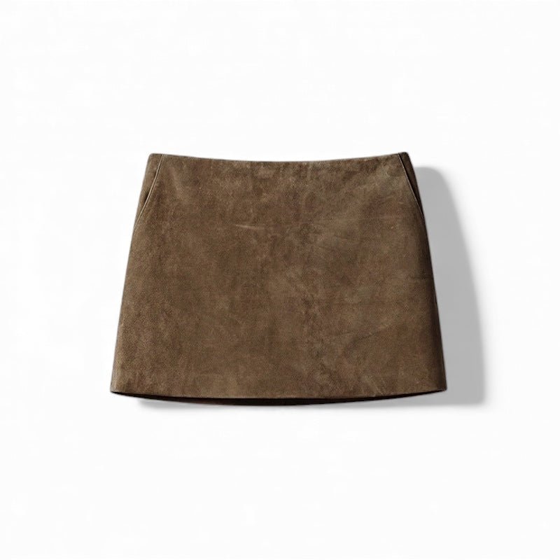 De Essential Leather Skirt | 100% Echt Leer