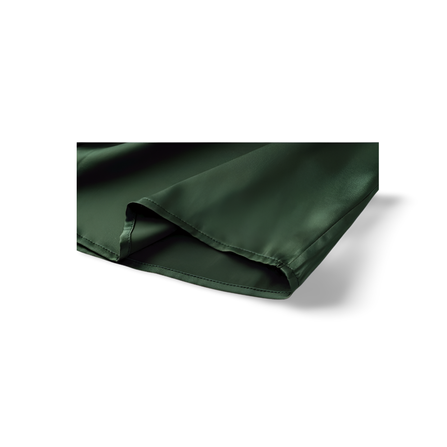 Groene Zijden Essential Blouse | Nouvél the Label