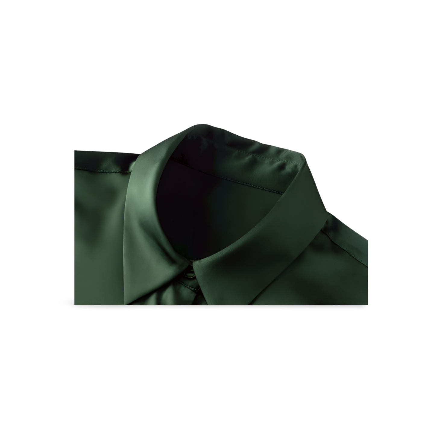 Groene Zijden Essential Blouse | Nouvél the Label