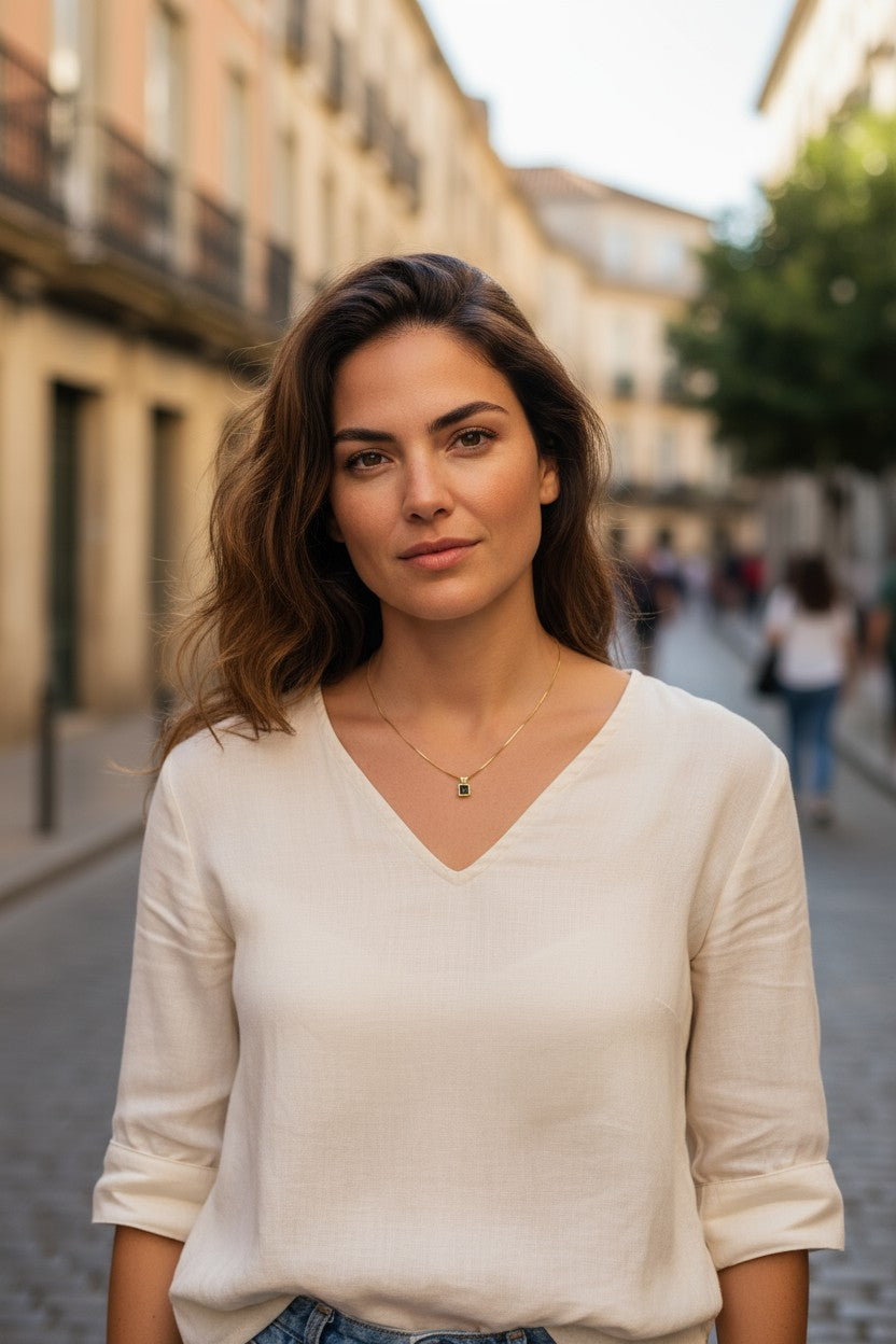 Signature Necklace | Onyx | Nouvél the Label