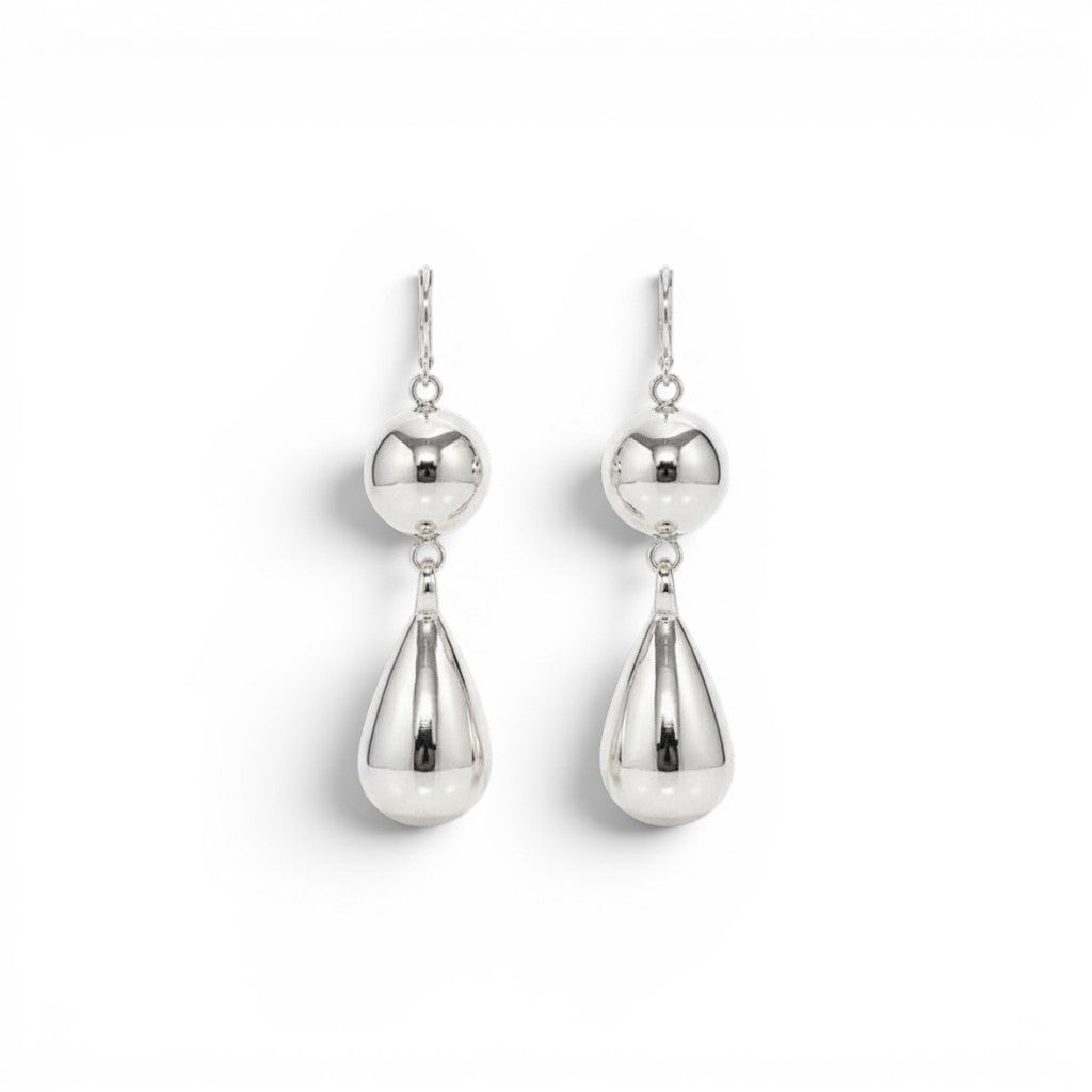 Gouden oorbellen dames 925 sterling zilver en 18K vermeil — Atelier Sieraden Nouvél the Label