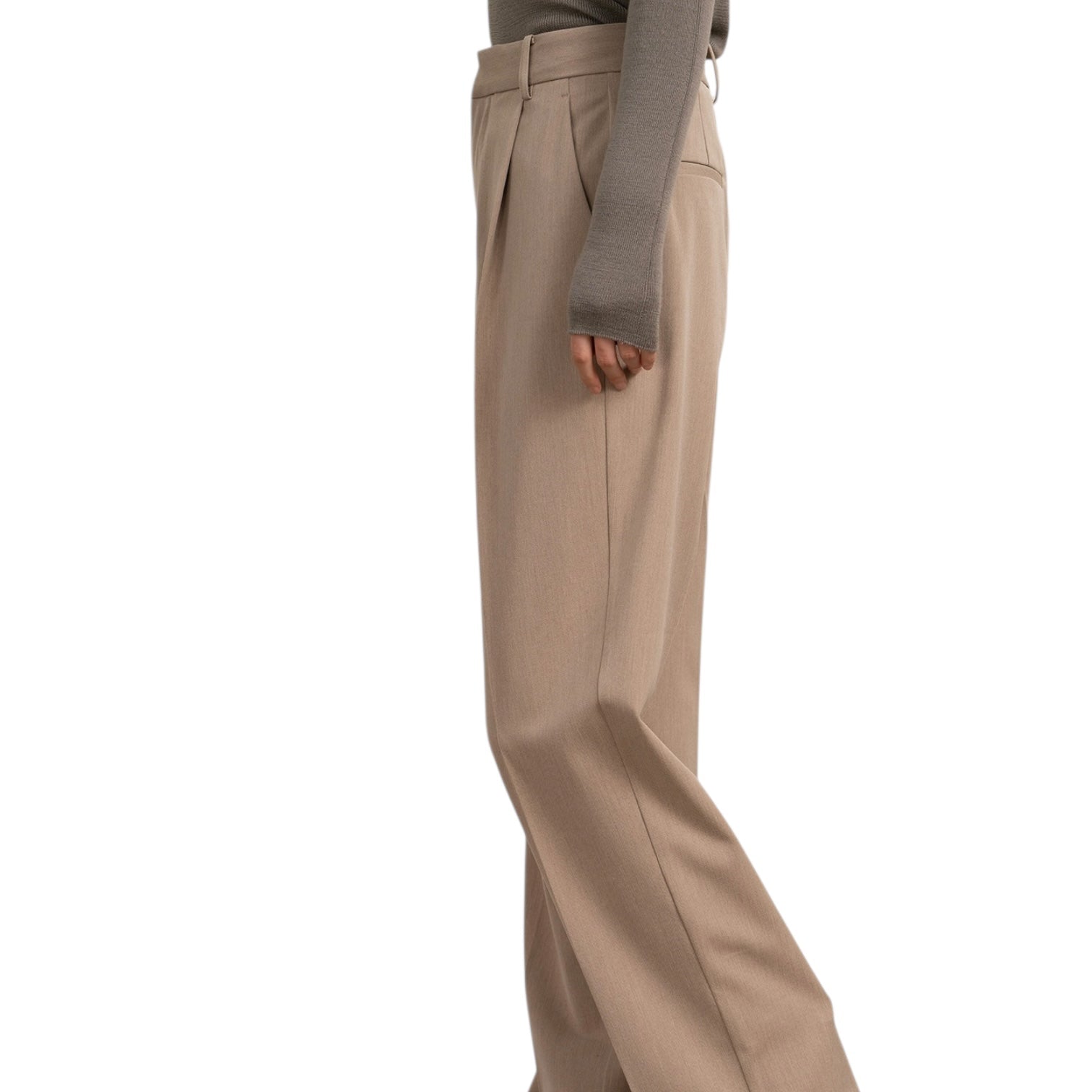 Tailored Hoge Taille Pantalon | Dames | Nouvél the Label