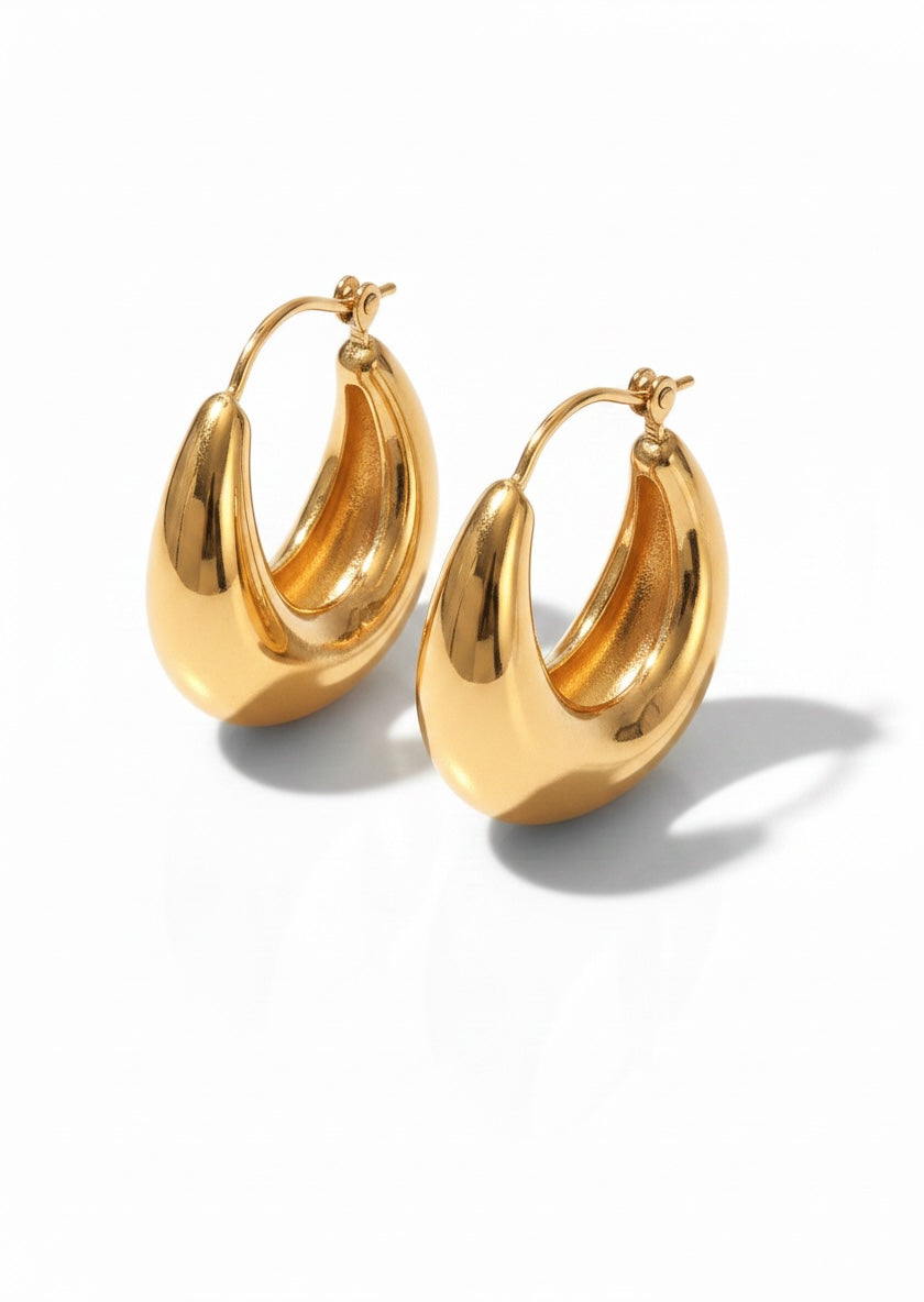 Sculptural Drop Oorbellen