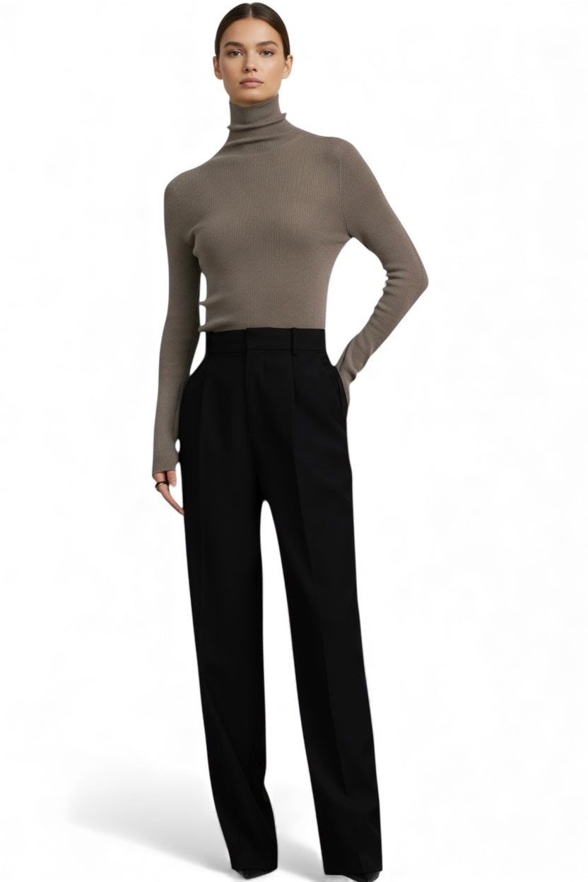 Tailored Hoge Taille Pantalon | Dames | Nouvél the Label