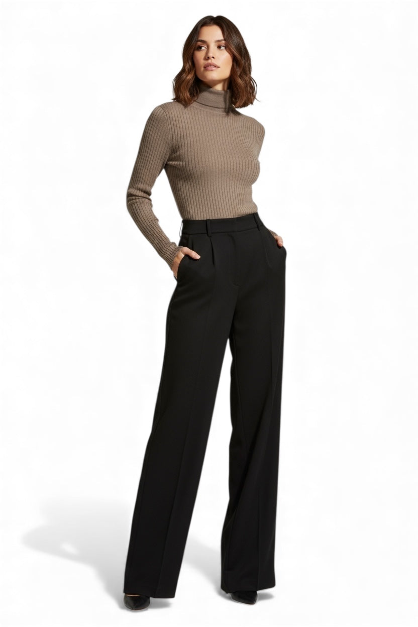 Tailored Hoge Taille Pantalon | Dames | Nouvél the Label