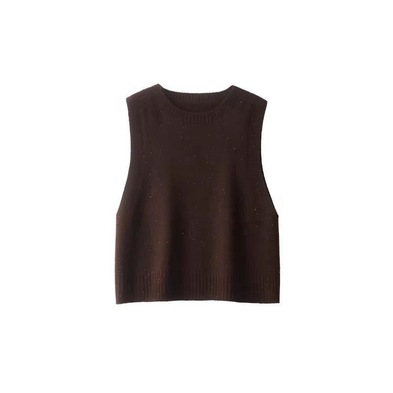Melange Wollen Vest | 100% Zuiver Wol
