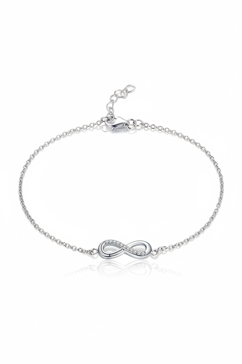 Infinity Armband | 18k Vermeil & Zirkonia