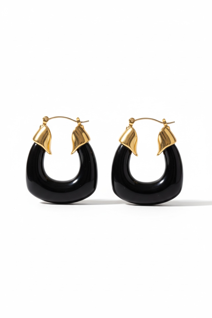 Sculptural Hoop Oorbellen | 316l - Nouvél the Label