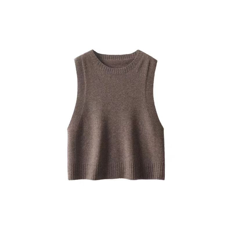 Melange Wollen Vest | 100% Zuiver Wol