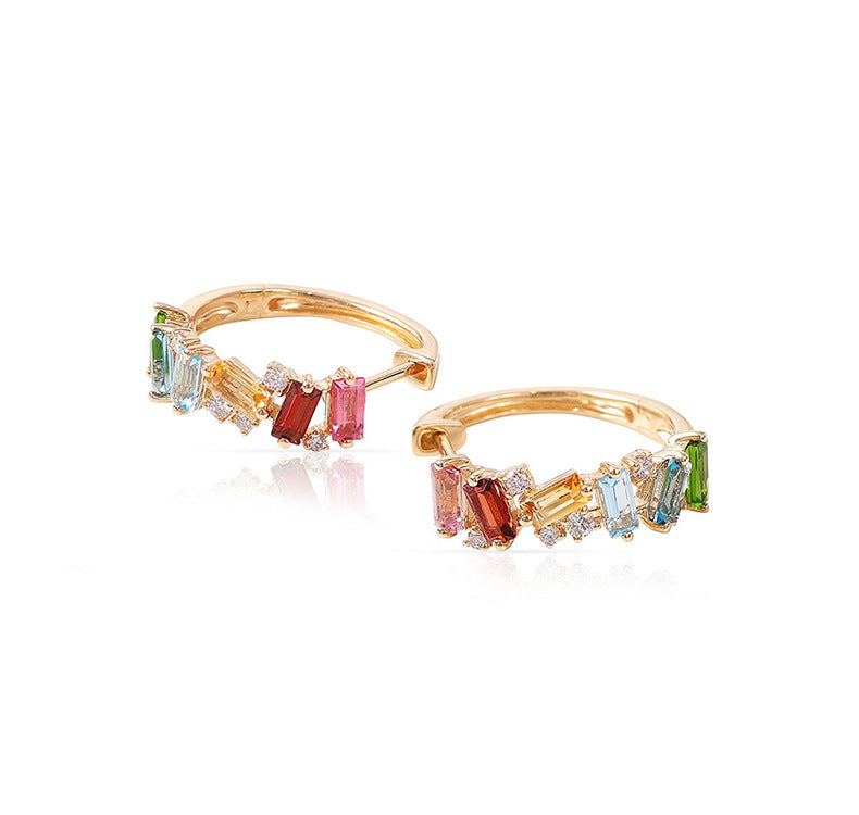 Atelier Irregular Hoops | 925 Sterling Zilver & Zirconia