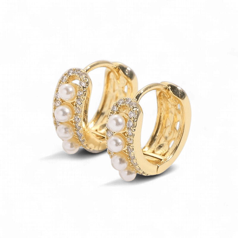 Elise Earrings | 925 Sterling Silver met 18k Verguld