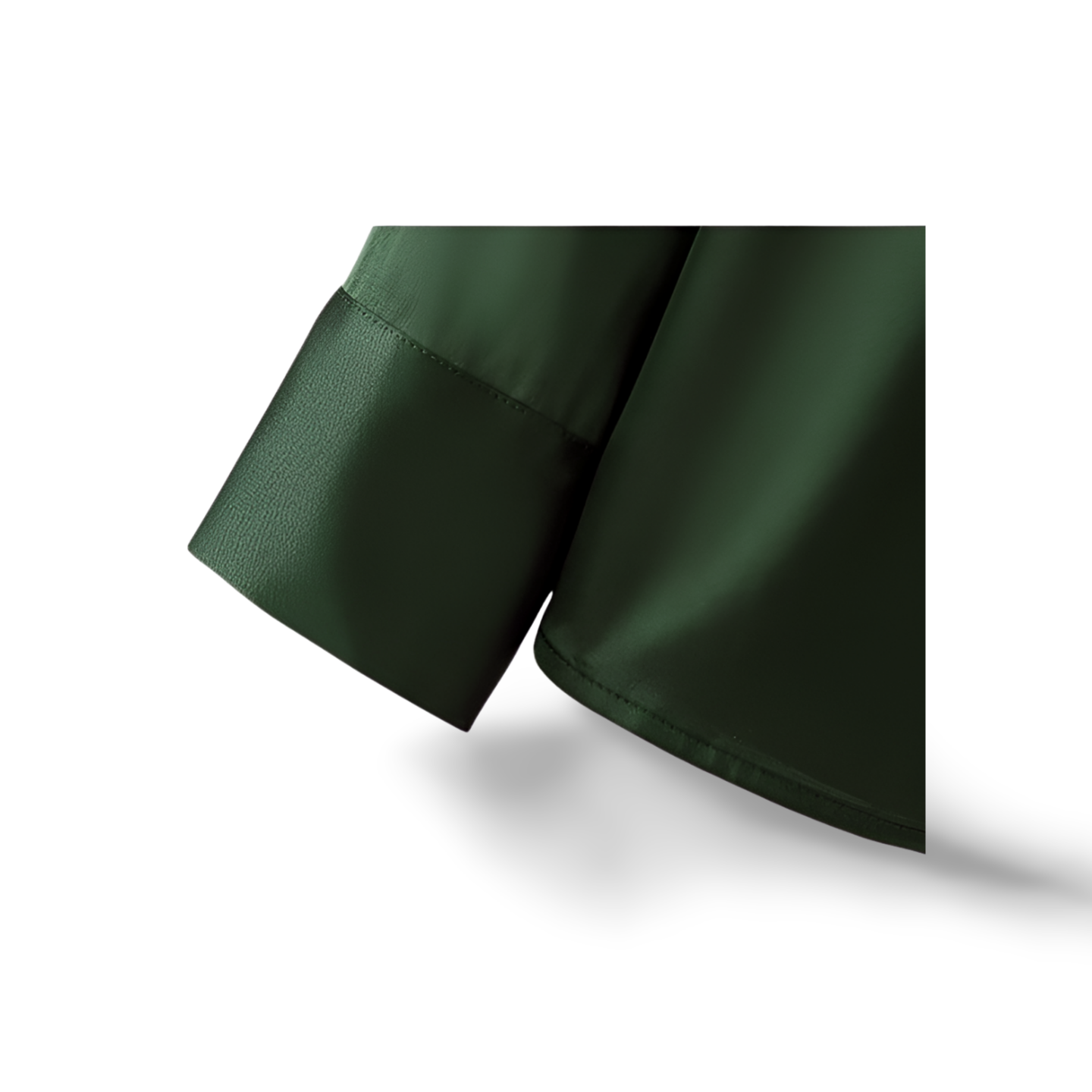 Groene Zijden Essential Blouse | Nouvél the Label