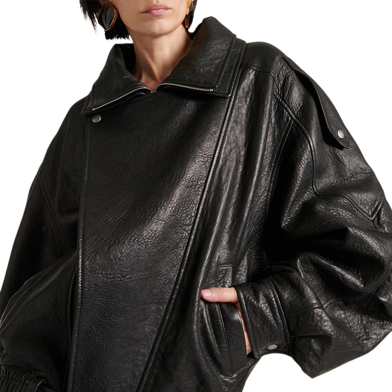 Leren Biker Jas Dames Zwart | Signature Leather Jacket